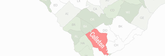Colleton County Map