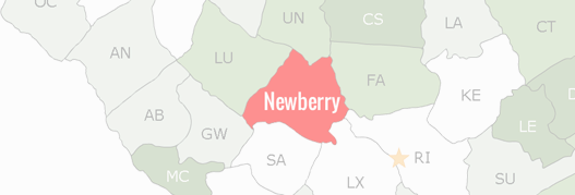 Newberry County Map