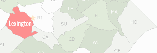 Lexington County Map