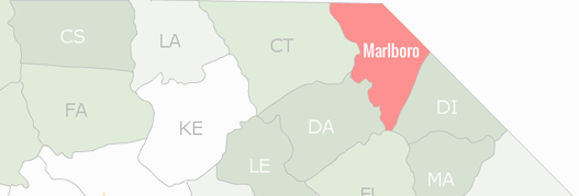 Marlboro County Map