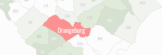 Orangeburg County Map